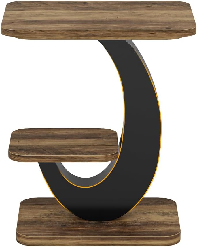 Two-Tier Narrow Side Table