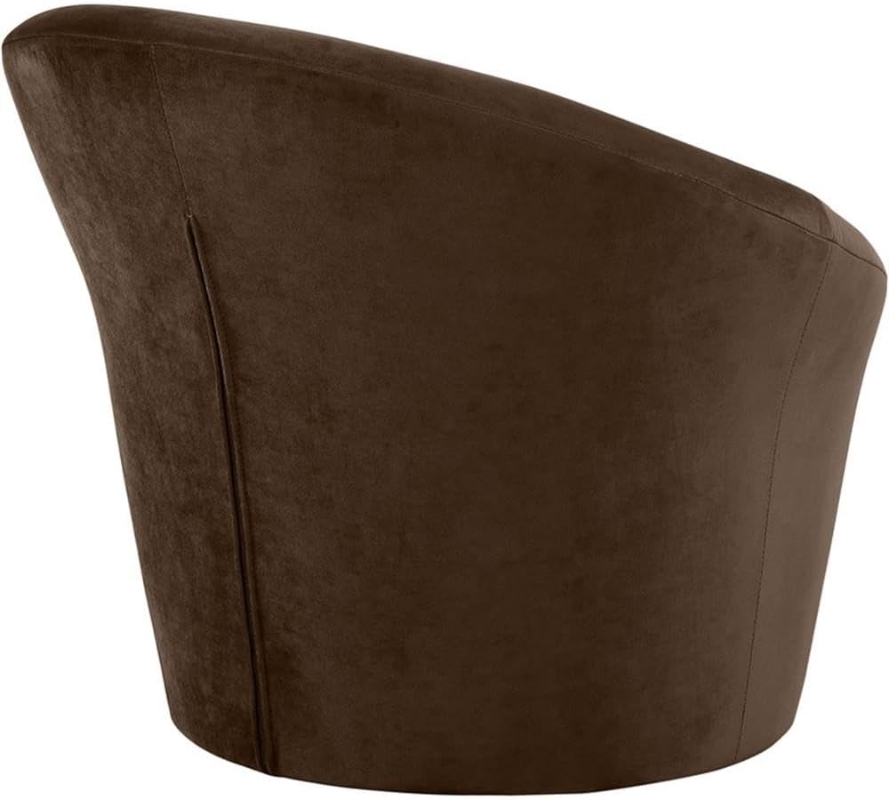BOWERY HILL Contemporary Velvet Accent Chair