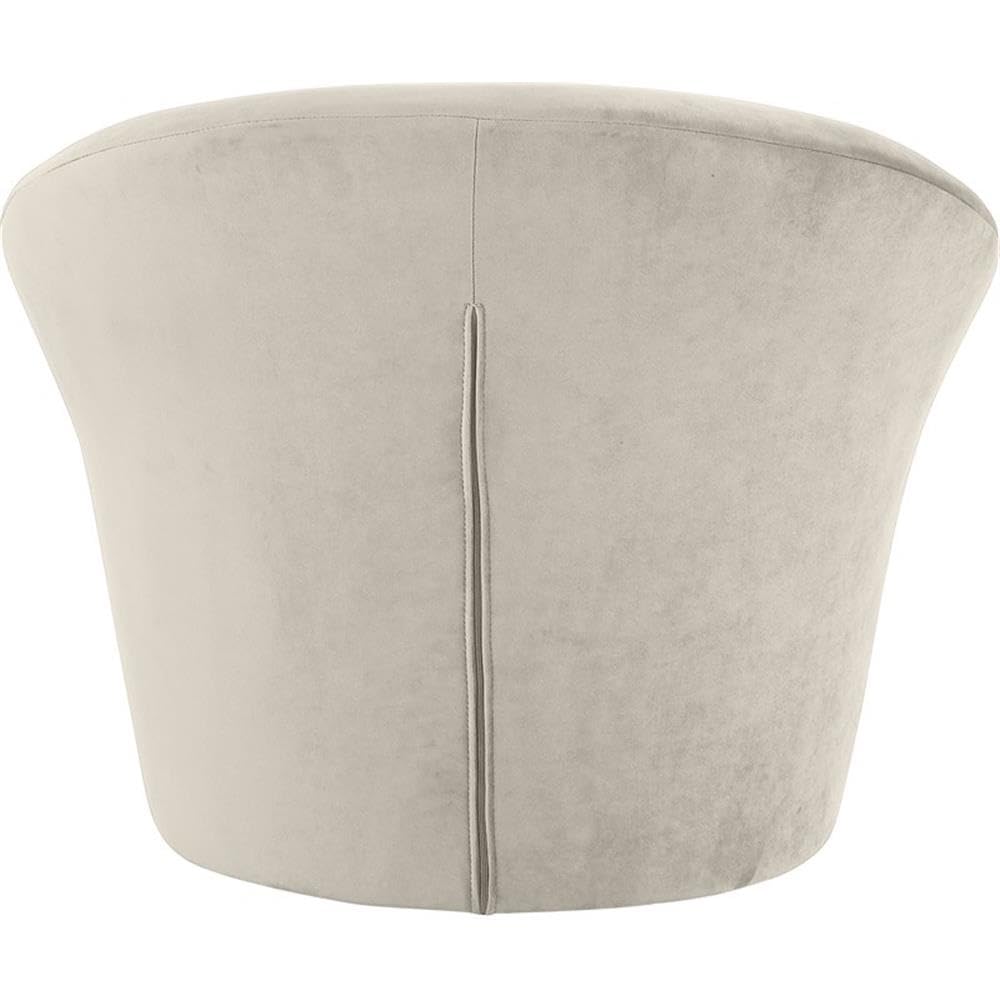 BOWERY HILL Contemporary Velvet Accent Chair