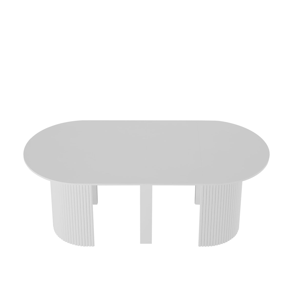 Extendable Oval Dining Table Set