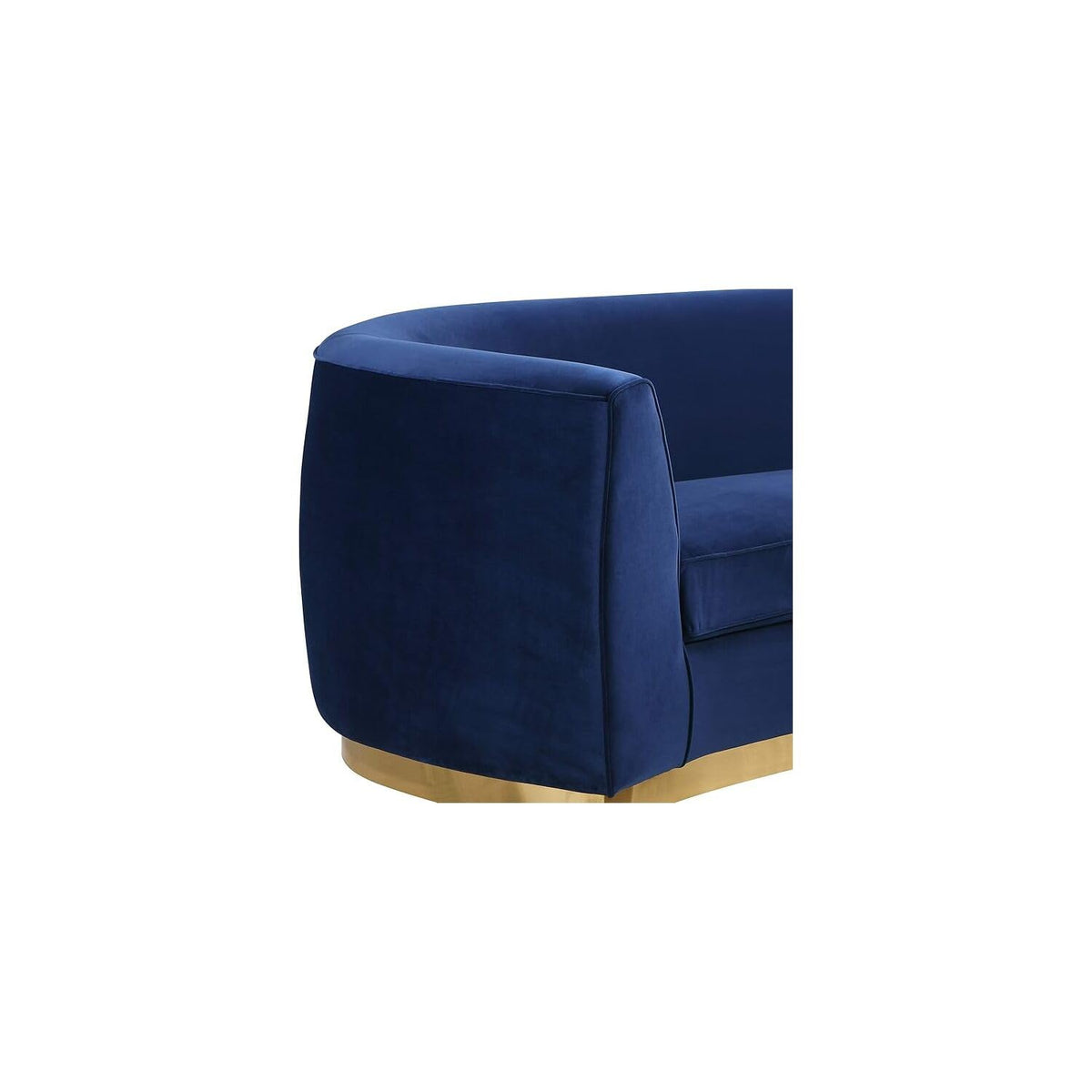 Maykoosh Velvet Accent Chair - Modern Living Room Upholstered Seating with Steel