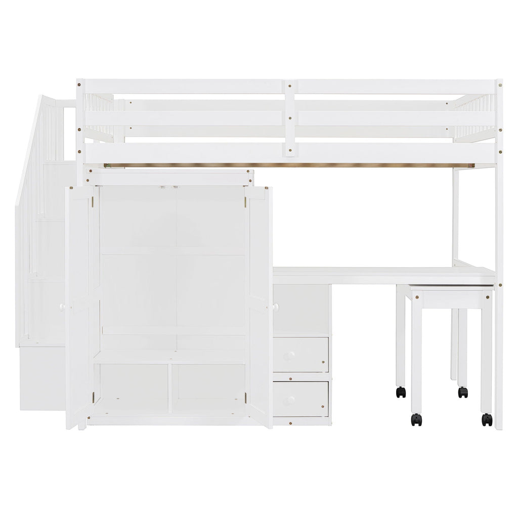 Loft Bed With Stairs