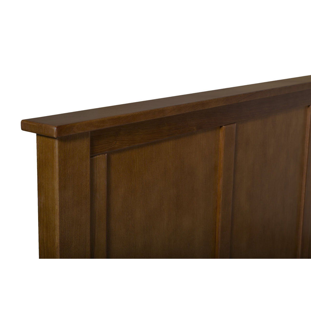 Walnut Mission Oak Panel Bed