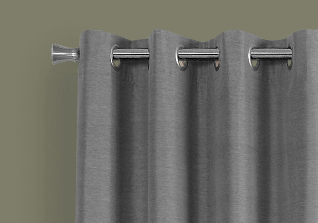Contemporary Room-Darkening Grommet Curtain Panels — Set of 2