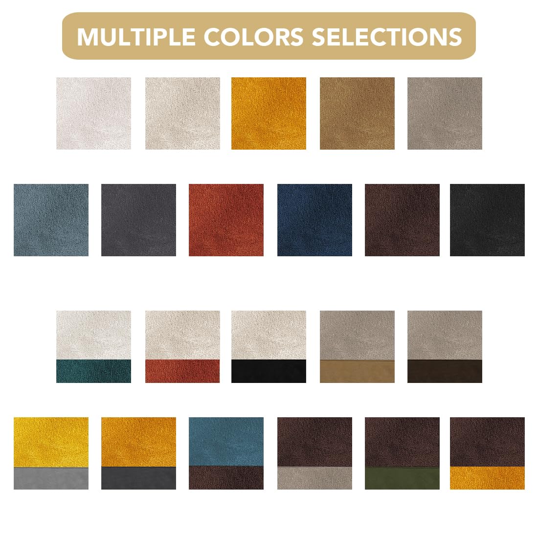 Velvet Color-Block Curtain Set
