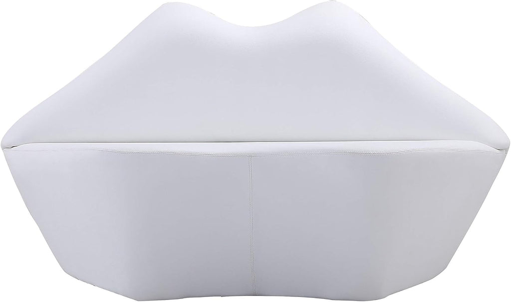 Manhattan Comfort Kiss 61.8" Vegan Leather Loveseat Stylish Modern Design Perfect