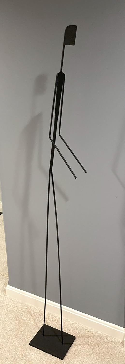 Tall Minimalist Metal Figure Sculpture