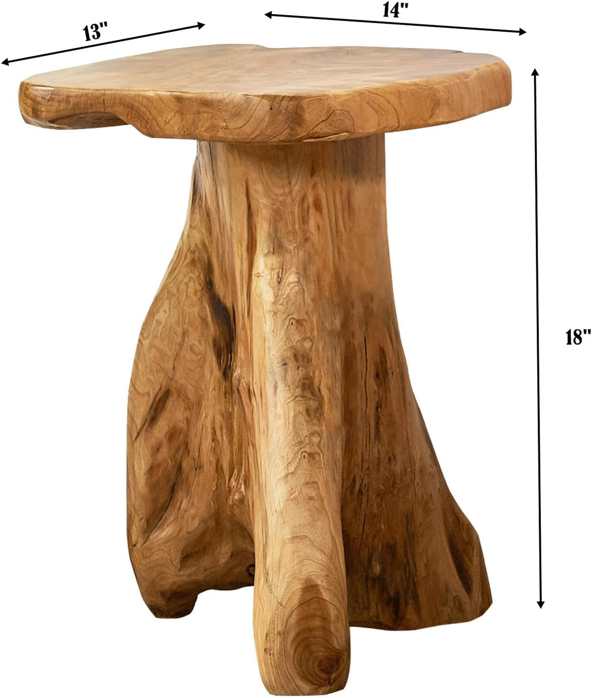 Cedar Root Live-Edge Plant Stand