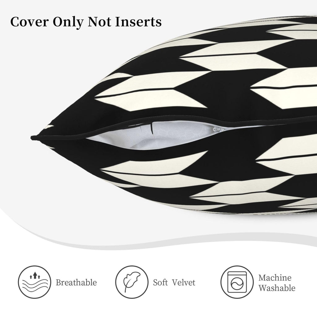 Velvet Animal & Floral Print Pillow Covers