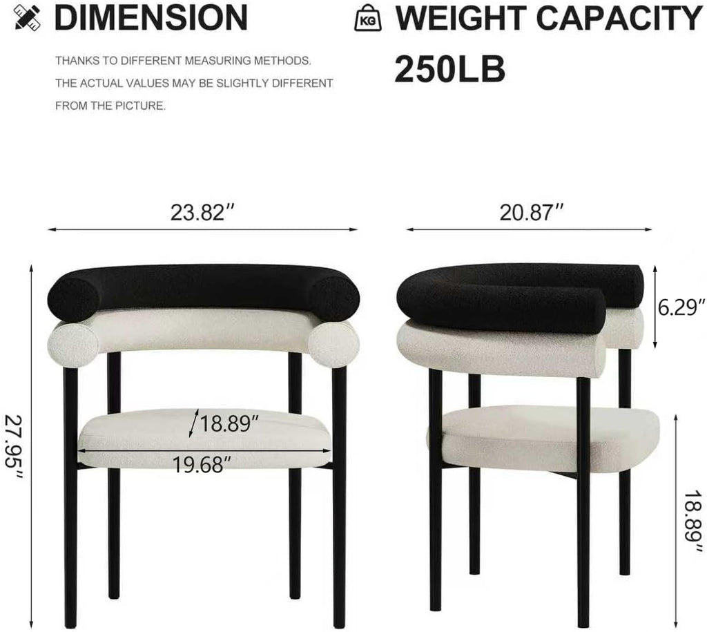9 Piece Marble Expandable Table Set with 8 Comfy Dining Chairs