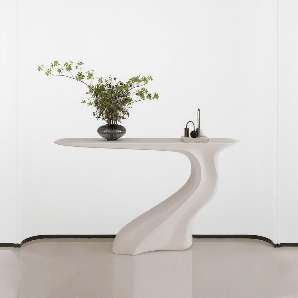 Fiberglass Modern Console Table