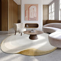 Soft Wool Modern Abstract Area Rugs for Living Room