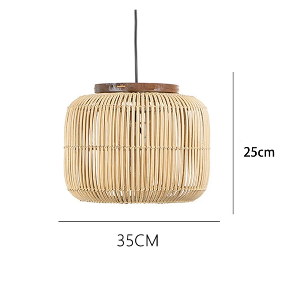 Light Chandelier, Rattan Pendant Light Fixtures, Handmade Woven Hanging Ceiling