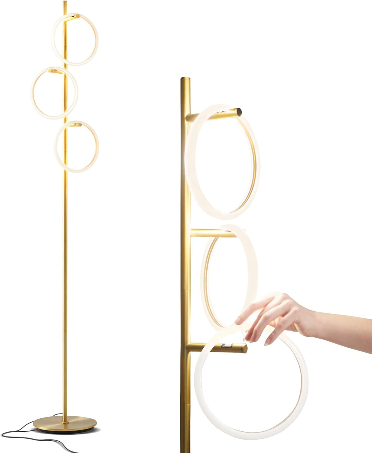Saturn Three-Head LED Floor Lamp