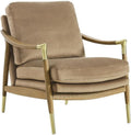 Modway Langford Stain-Resistant Performance Velvet Armchair – Mid Century Modern