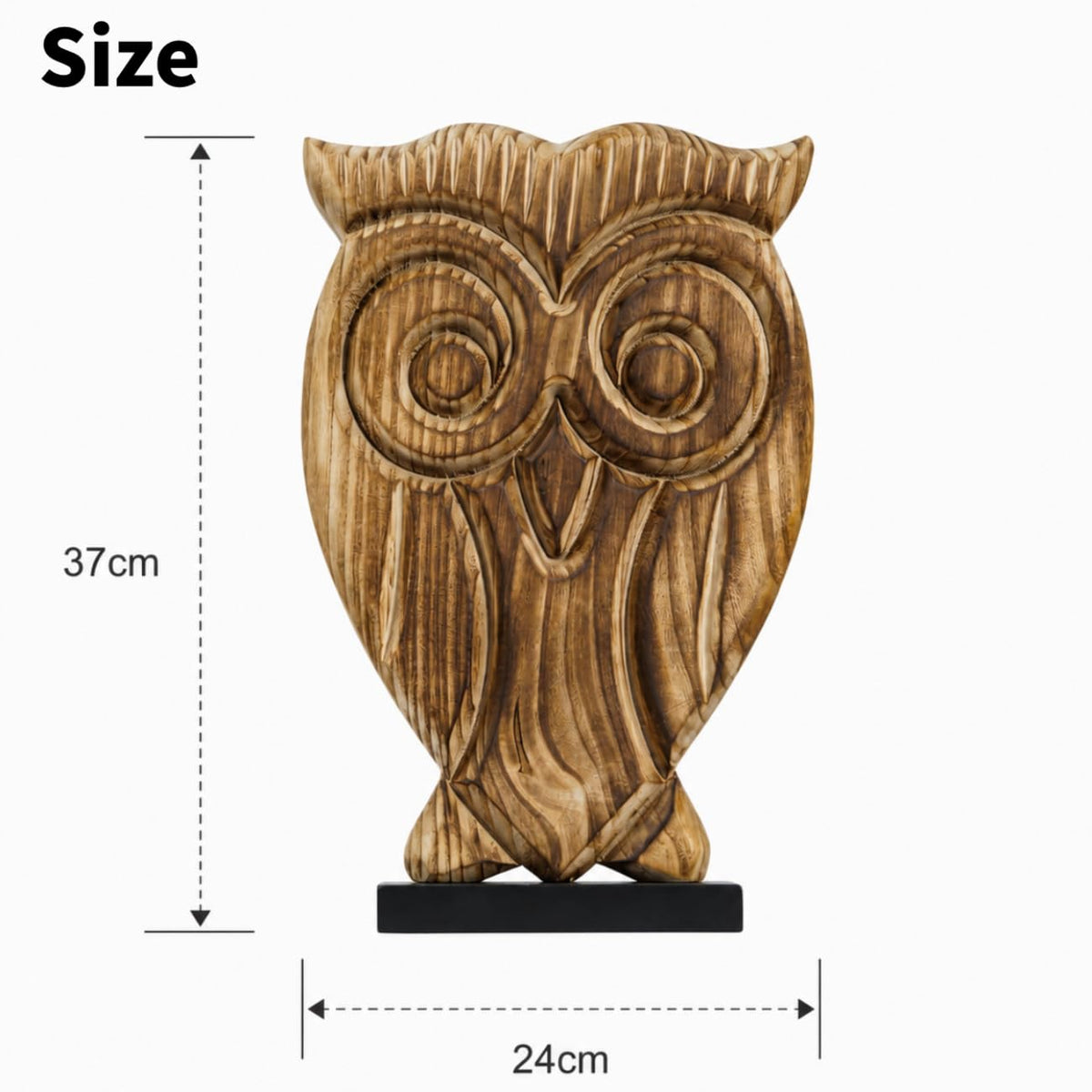 Wood Whimsical Room Decor Face Statue for Women