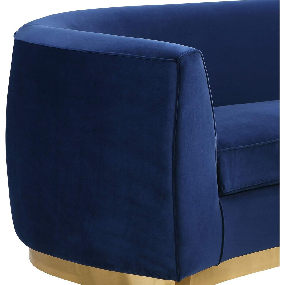 Maykoosh Velvet Accent Chair - Modern Living Room Upholstered Seating with Steel