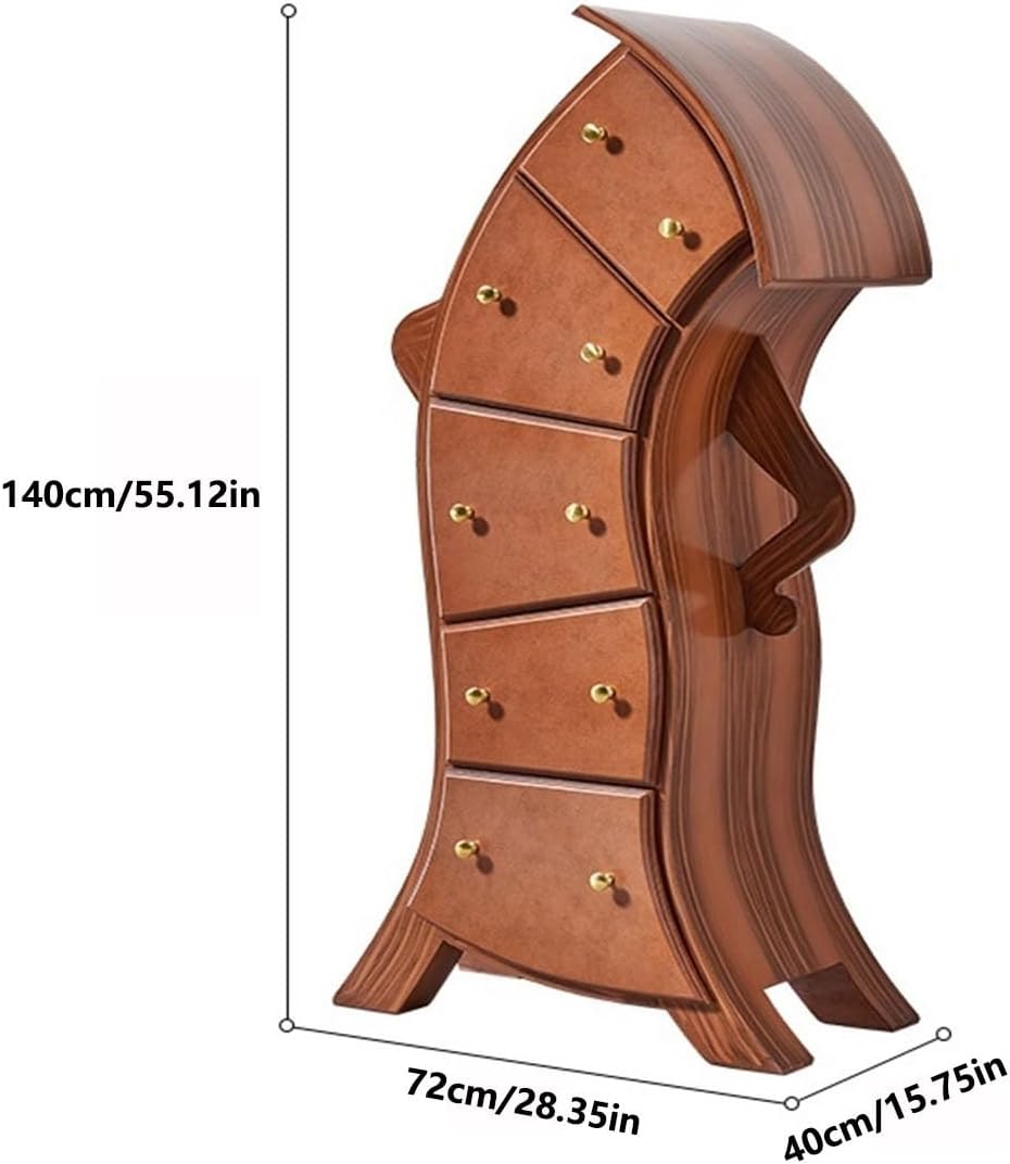Bedroom Cabinet Creative Chest of Drawers Bedroom Storage Cabinet Decorative Shaped(02)