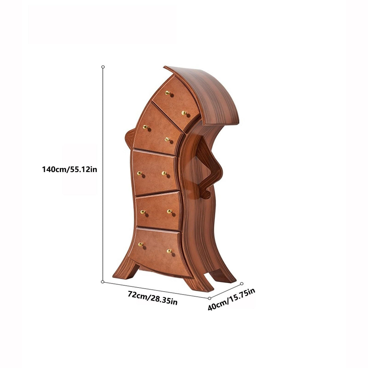 Bedroom Cabinet Creative Chest of Drawers Bedroom Storage Cabinet Decorative Shaped(02)