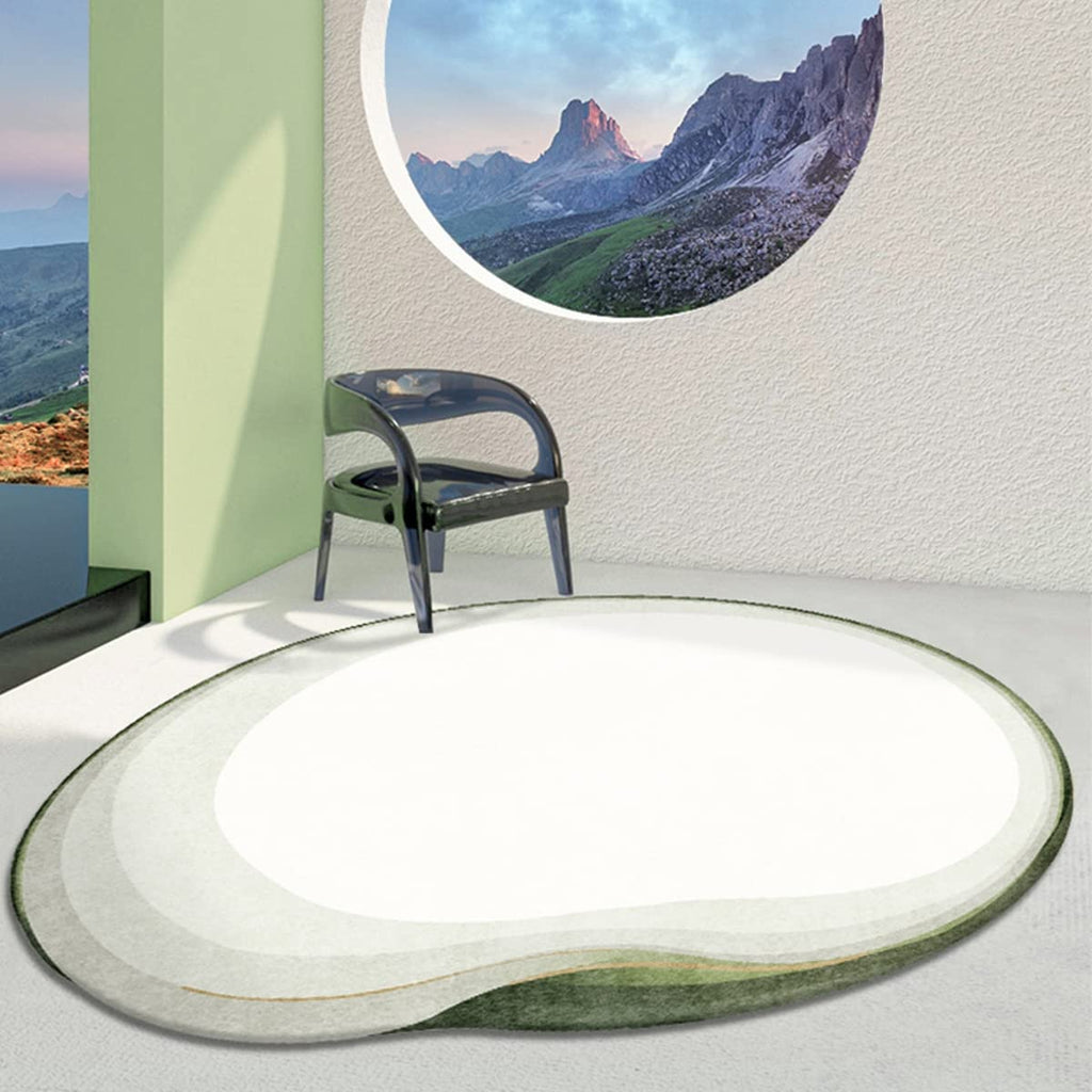 Soft Wool Modern Abstract Area Rugs for Living Room