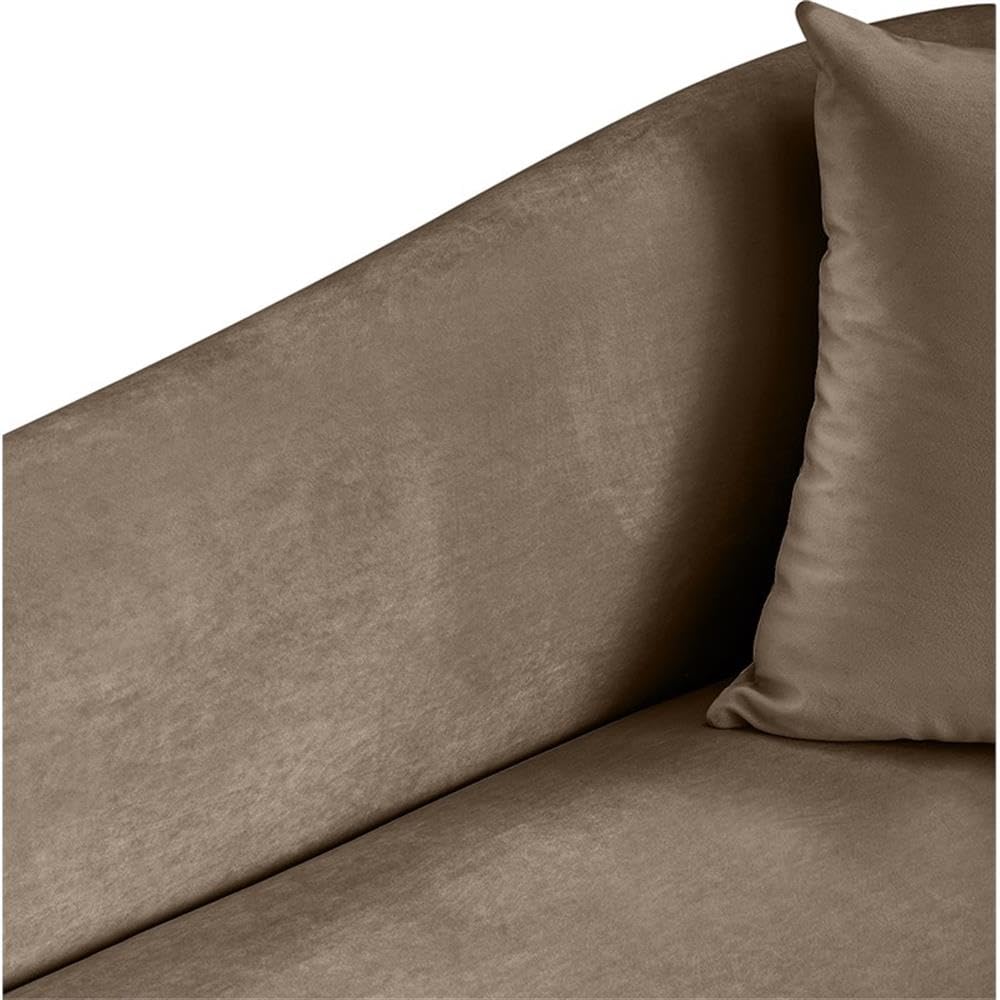 BOWERY HILL Contemporary Velvet Accent Chair