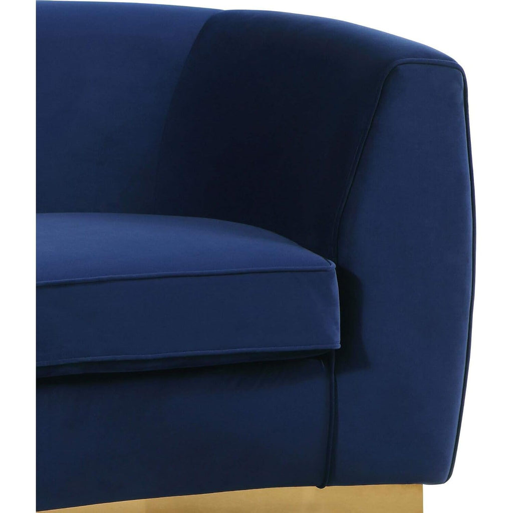 Maykoosh Velvet Accent Chair - Modern Living Room Upholstered Seating with Steel