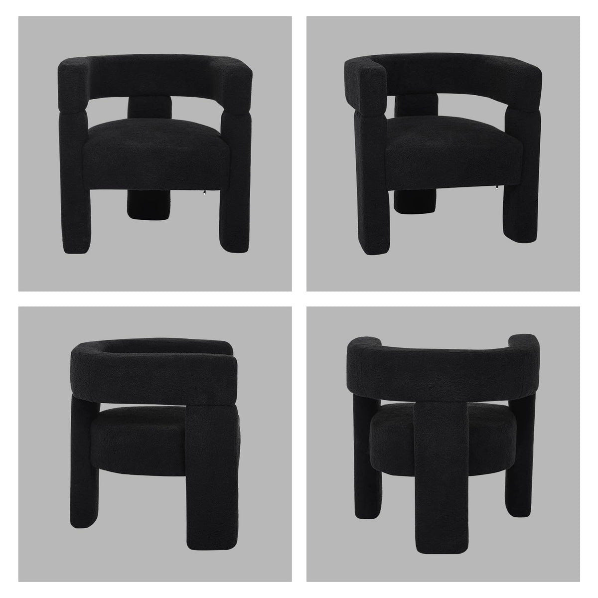 Sherpa Boucle Accent Chairs