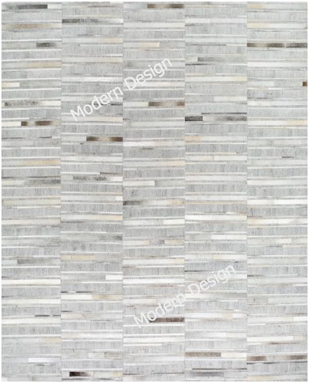 Modern Design Patchwork Cowhide Area Rug