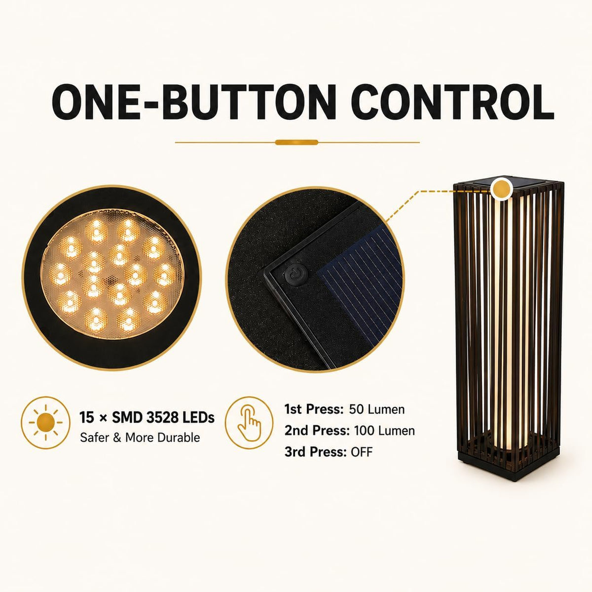 Solar Yard Slim Solar Outdoor Floor Lamp