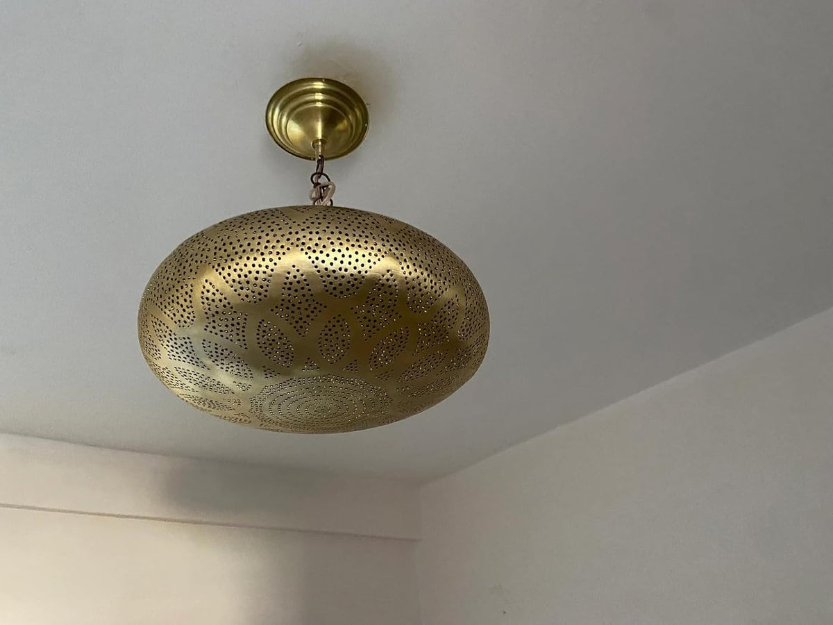 Moroccan Brass Pendant Light