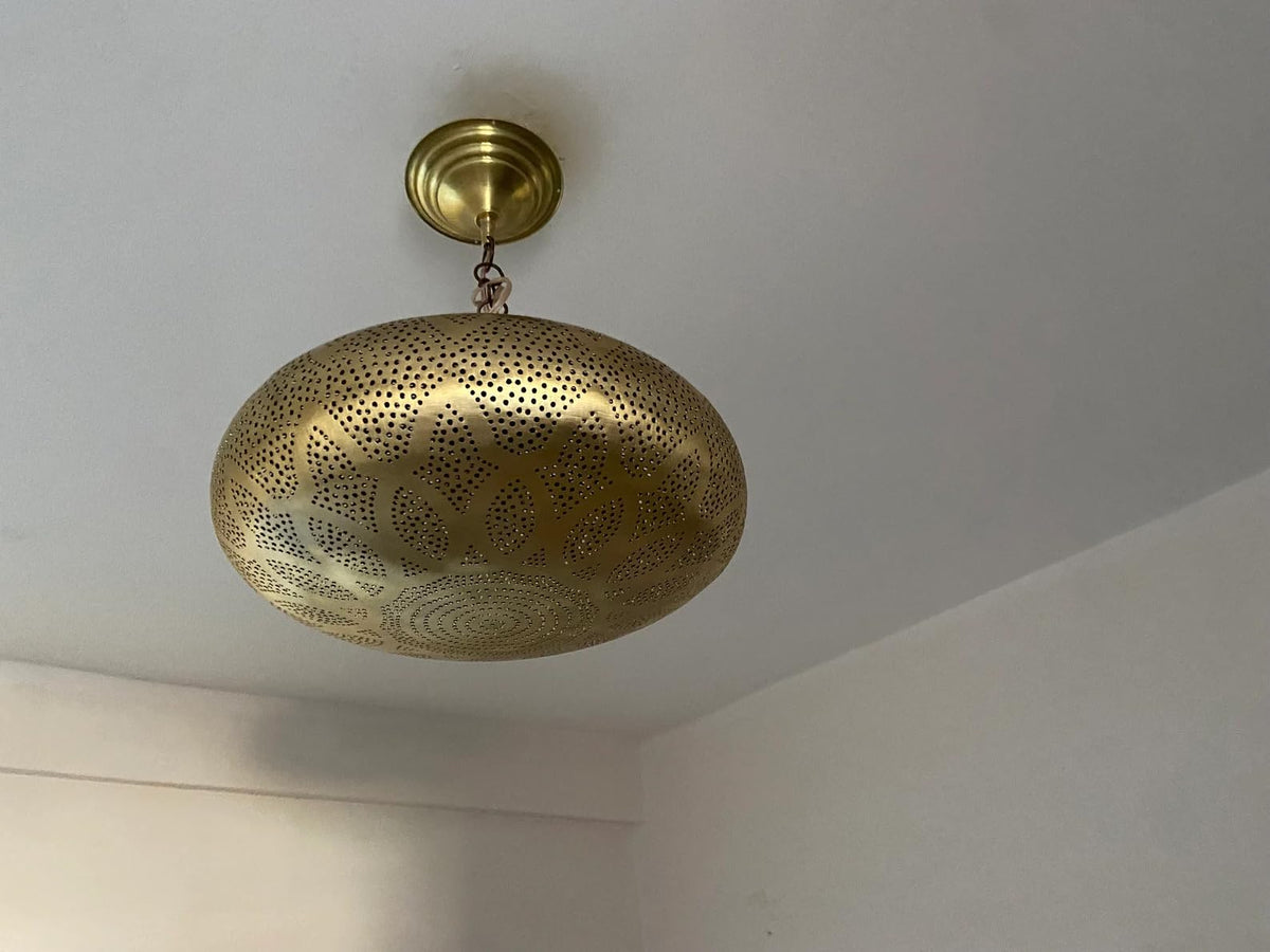 Moroccan Brass Pendant Light