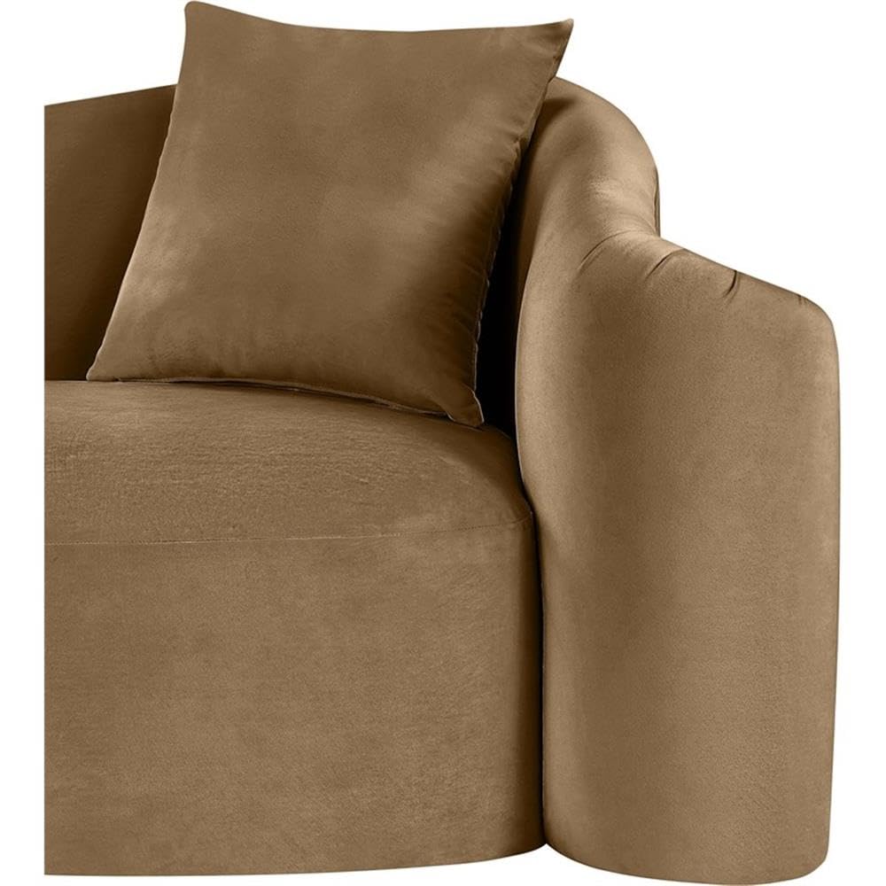 BOWERY HILL Contemporary Velvet Accent Chair