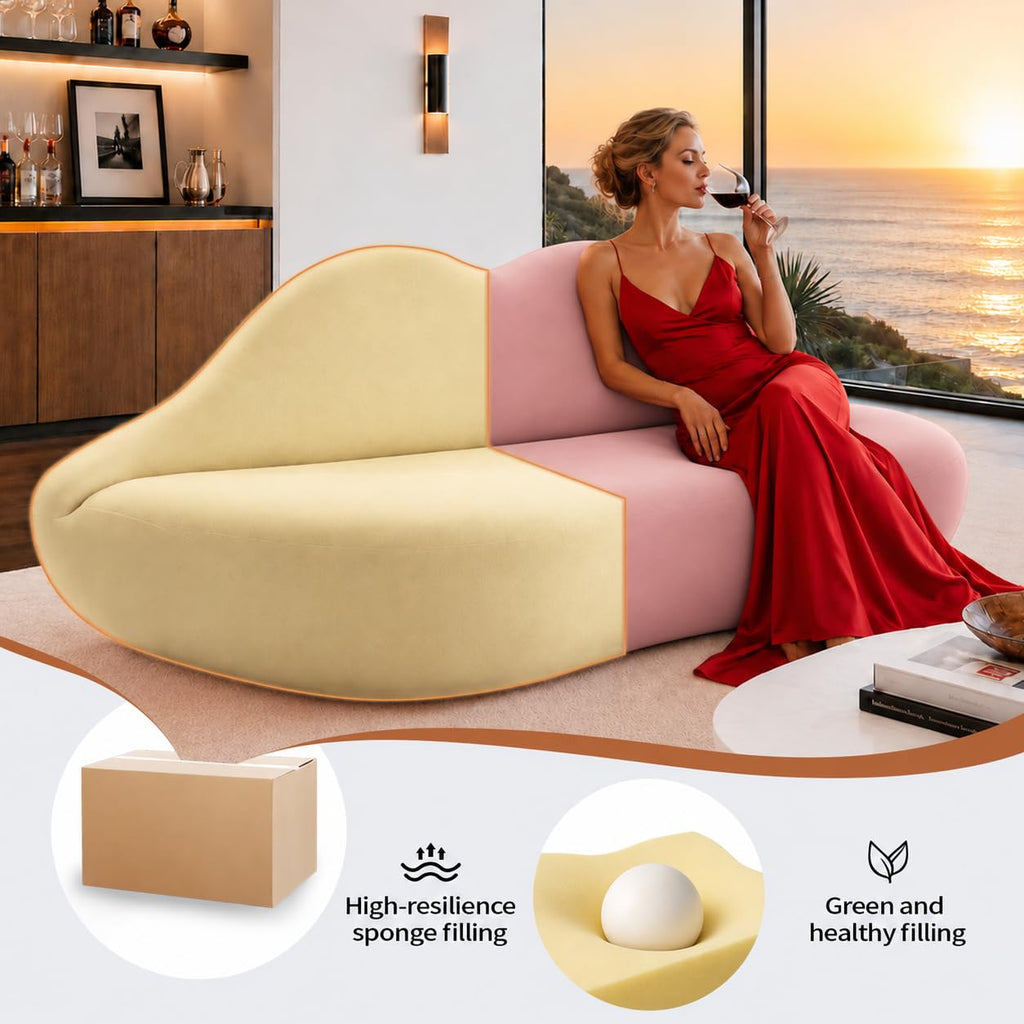 Red Lip Sofa Beauty Salon Clothing Store Rest Area Reception Alien Internet