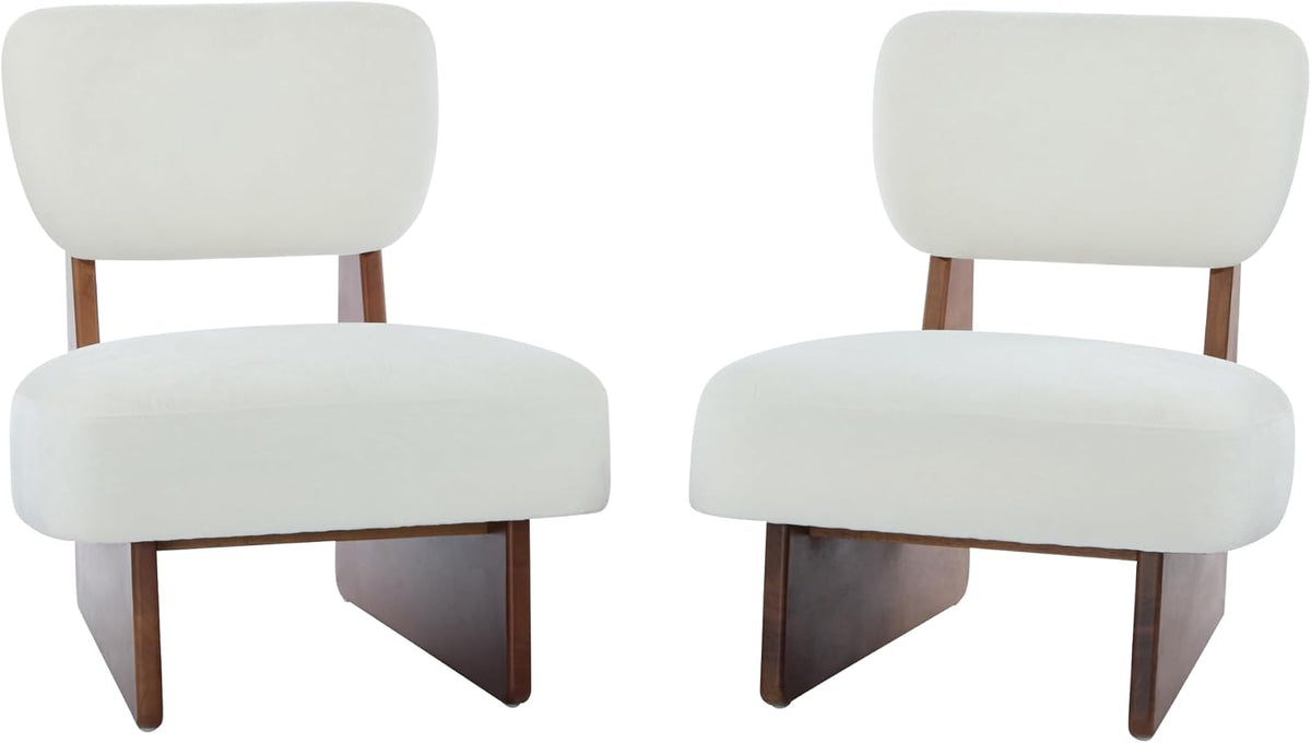 Christopher Knight Home Mores Low Profile Accent Chair Set of 2