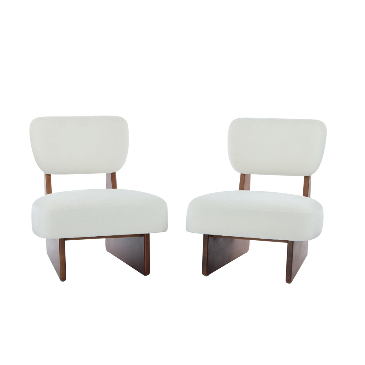 Christopher Knight Home Mores Low Profile Accent Chair Set of 2