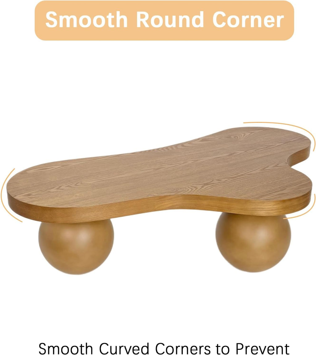 Cloud Coffee Table with Ball Legs
