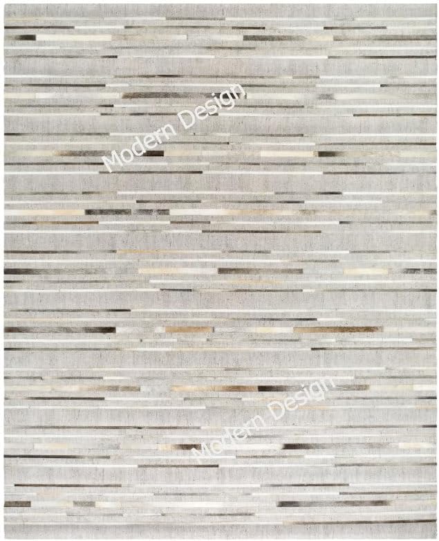 Modern Design Patchwork Cowhide Area Rug