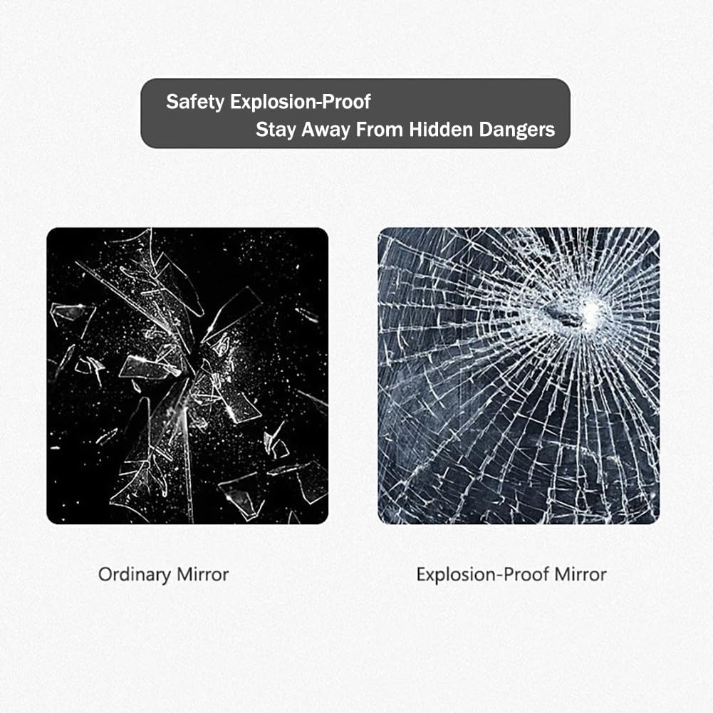 Half-Moon Anti-Fog Vanity Mirror with 3-Color Light