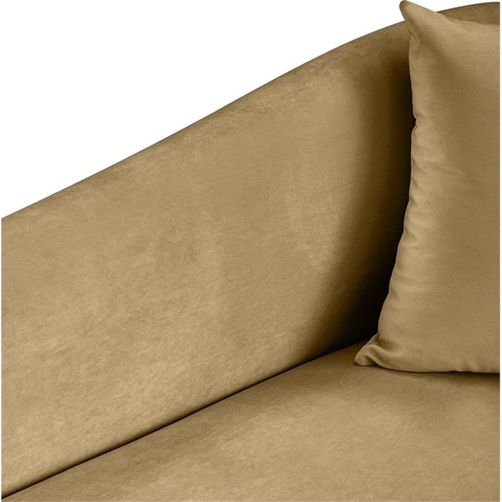 BOWERY HILL Contemporary Velvet Accent Chair