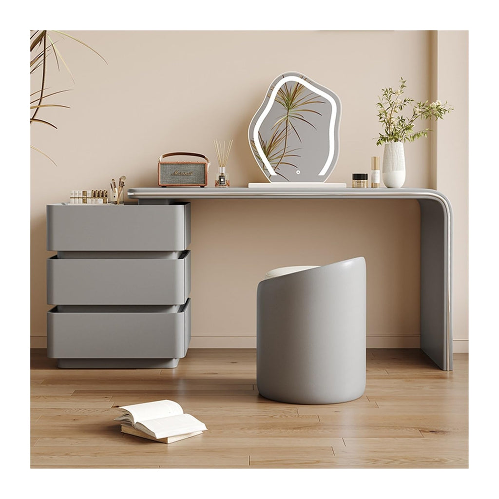 Vanity Desk with Three Drawers & Chair
