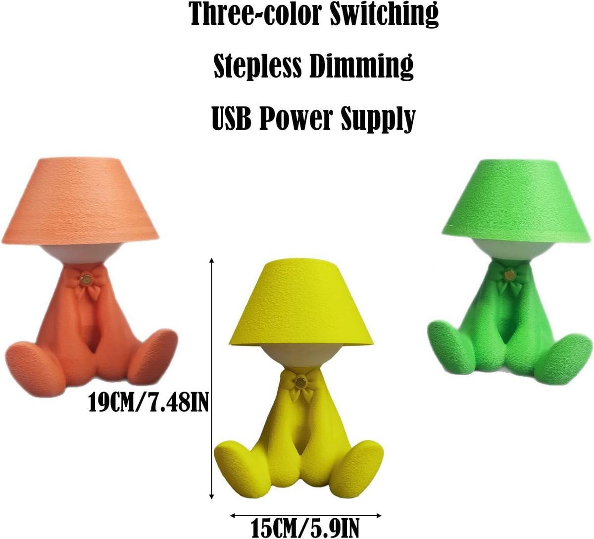 Bedside Touch Control Table Lamp LED Desk Lamp 3 Way Dimmable Modern Night Light for Home Living Room Office Decor