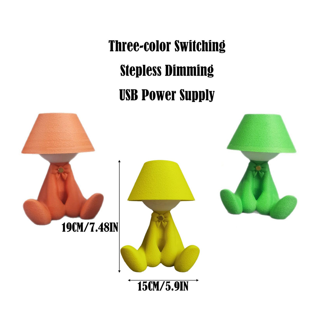 Bedside Touch Control Table Lamp LED Desk Lamp 3 Way Dimmable Modern Night Light for Home Living Room Office Decor