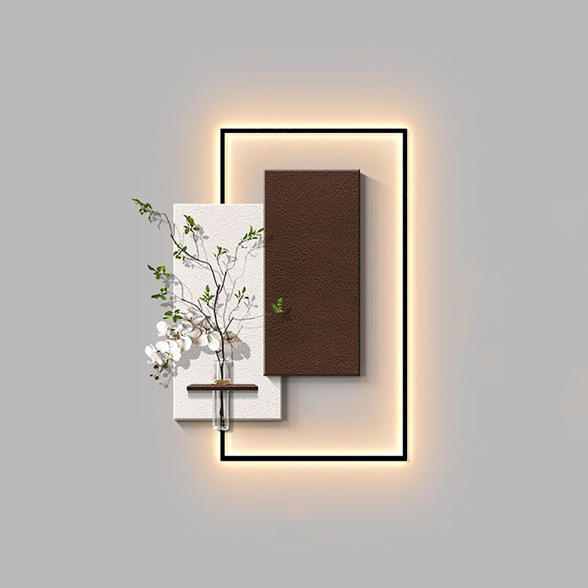3D Sandstone LED Wall Art