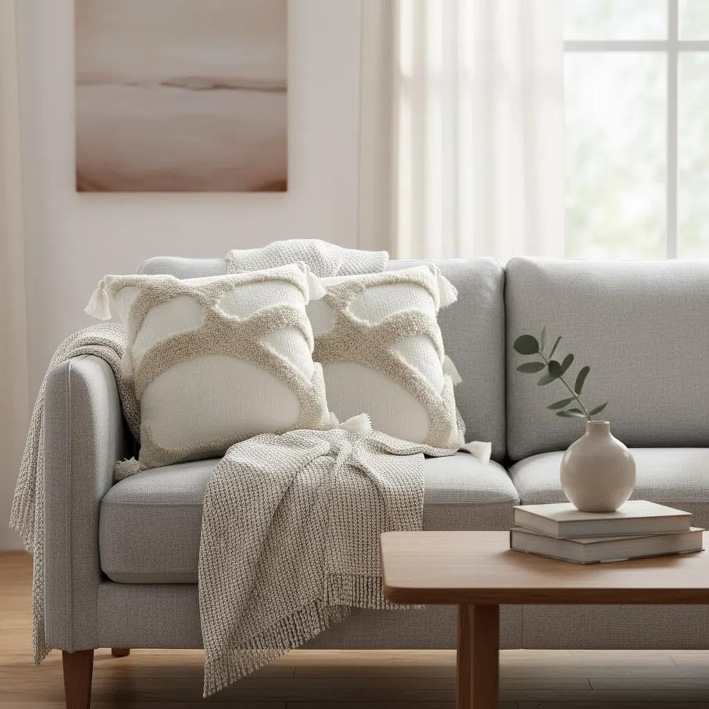Boho Throw Pillows with Inserts