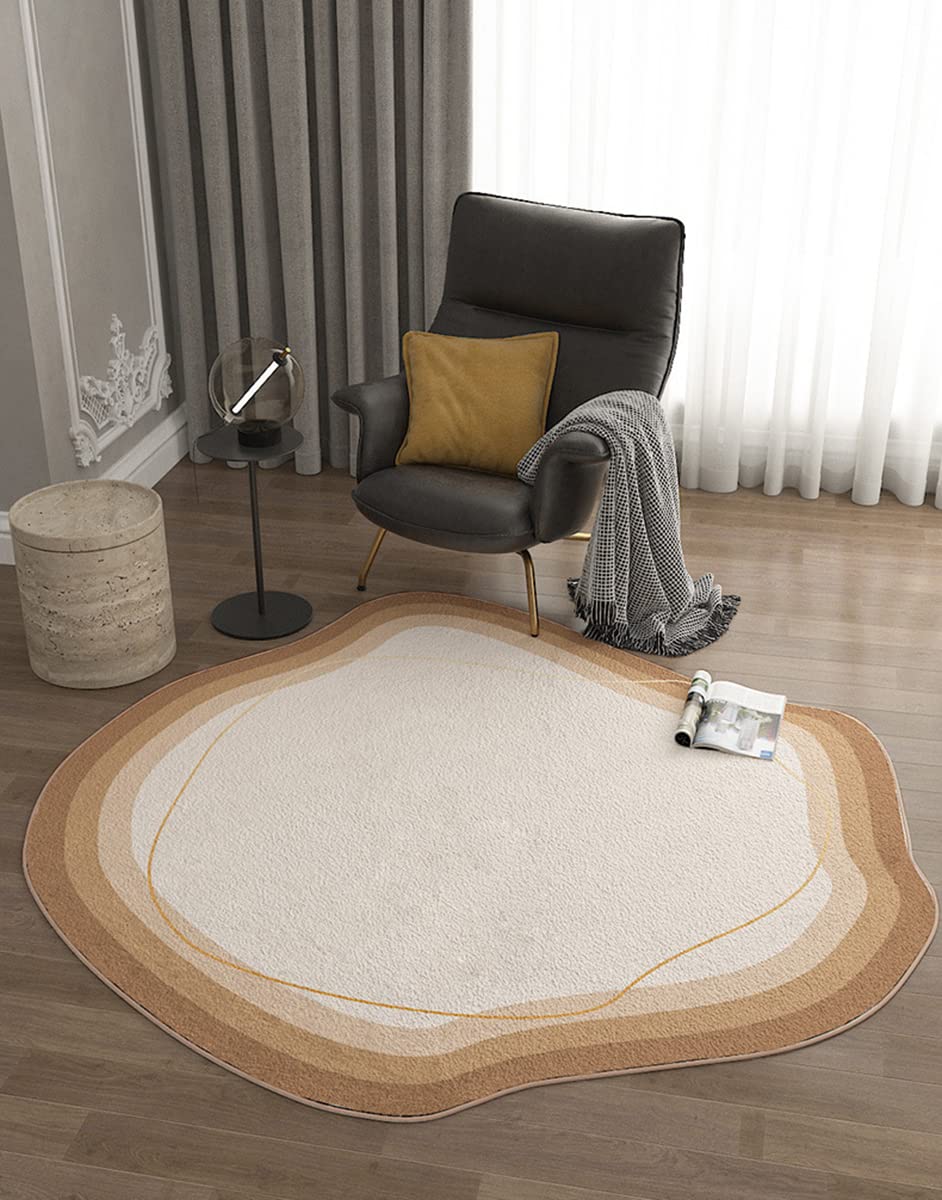 Soft Wool Modern Abstract Area Rugs for Living Room