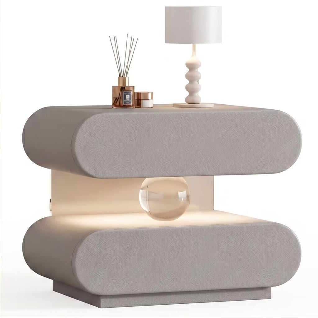 Floating Crystal End Table Auto Sensor Light