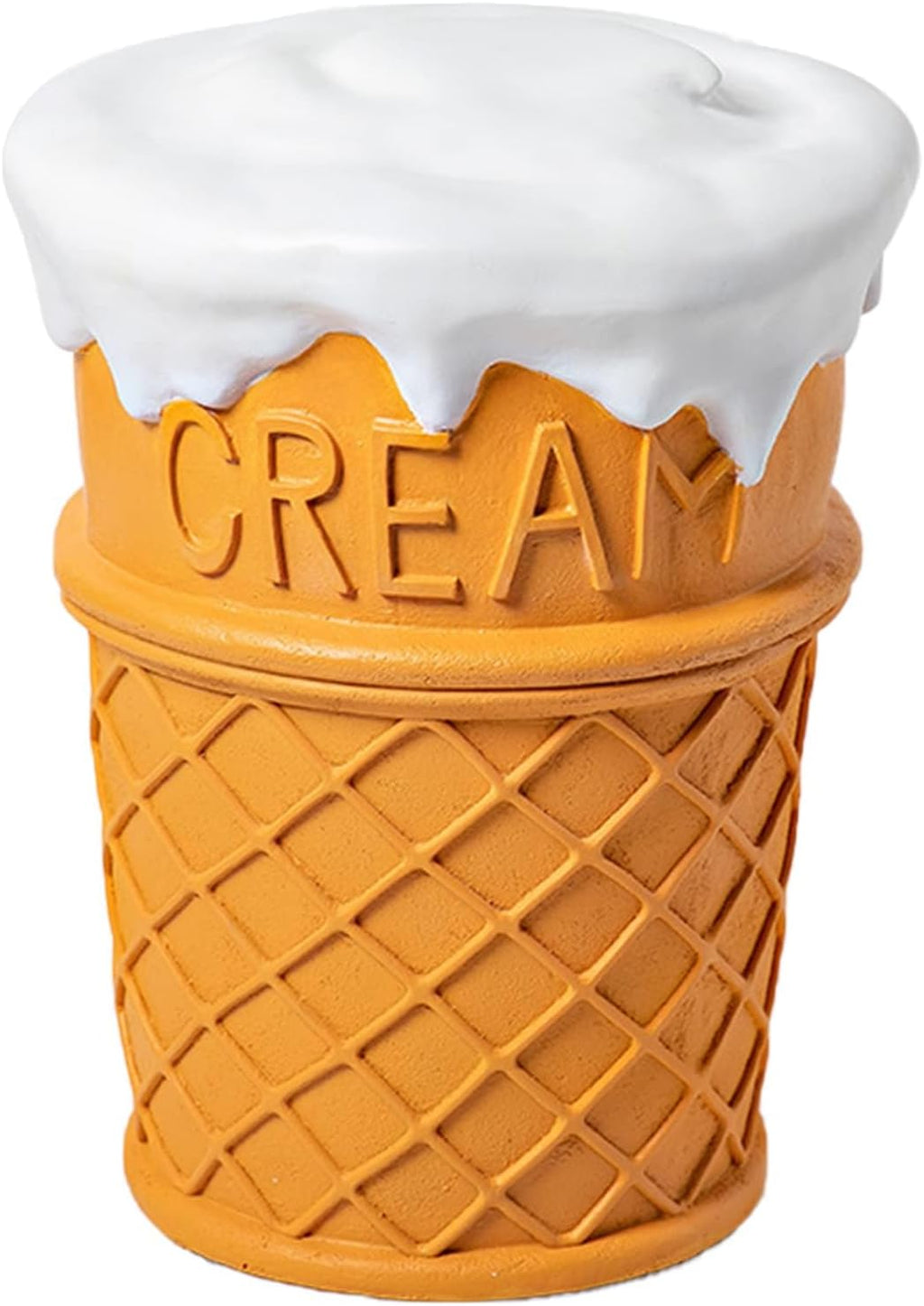Ice Cream-Shaped Resin Accent Stool