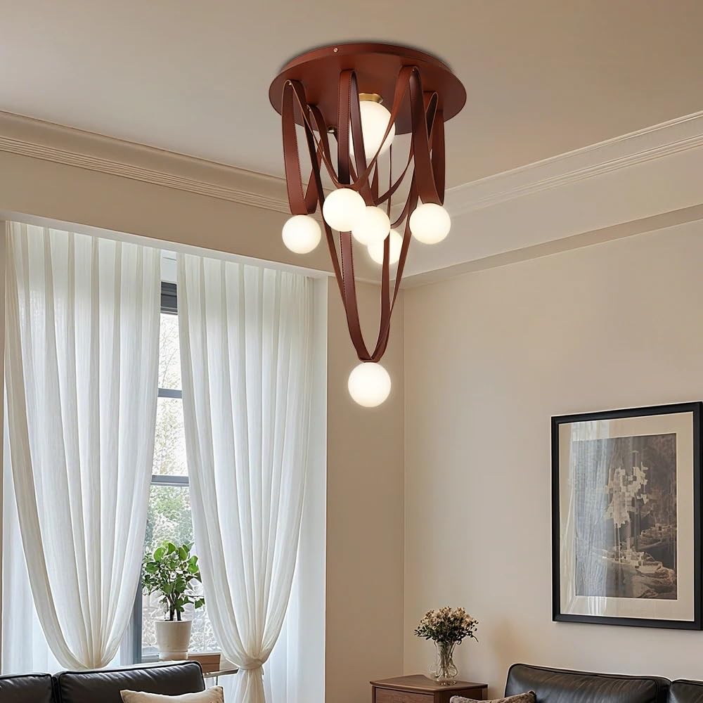Italian Minimalist Belt Designer Living Room Combination Light Dining Room Decor Hanging Lamp Art Exhibition Hall Light,for House