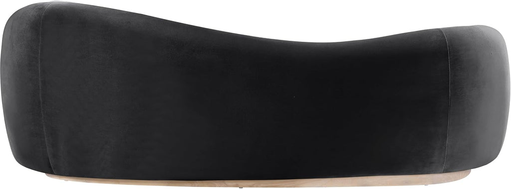 Meridian Gustavo Art Deco Velvet Loveseat