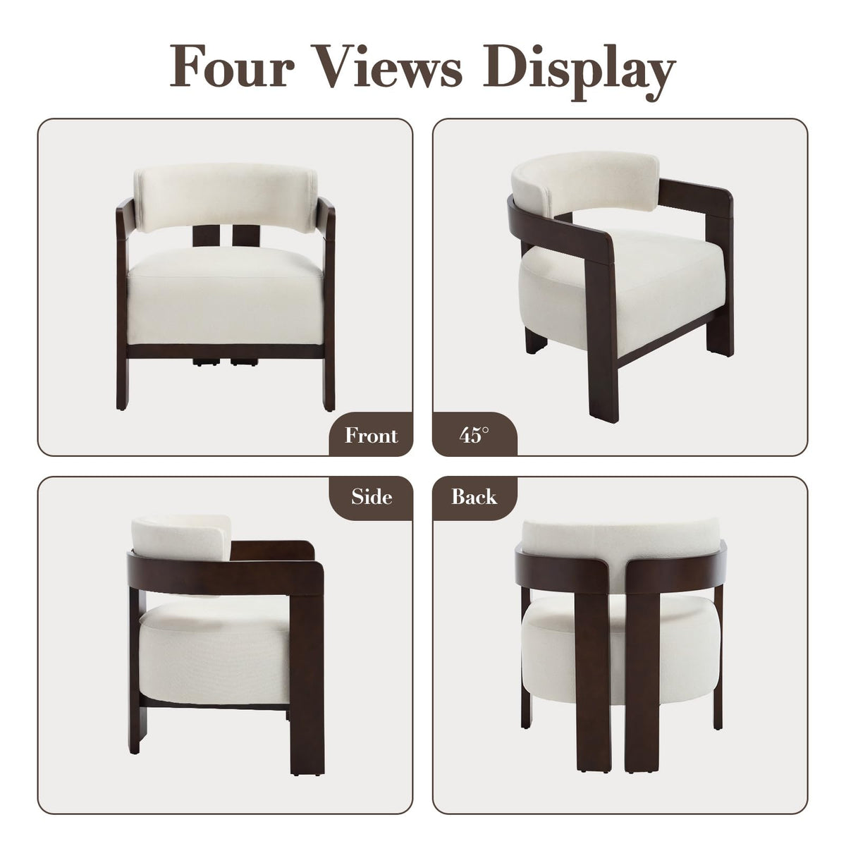 Ya-Home Modern Accent Chair Set of 2